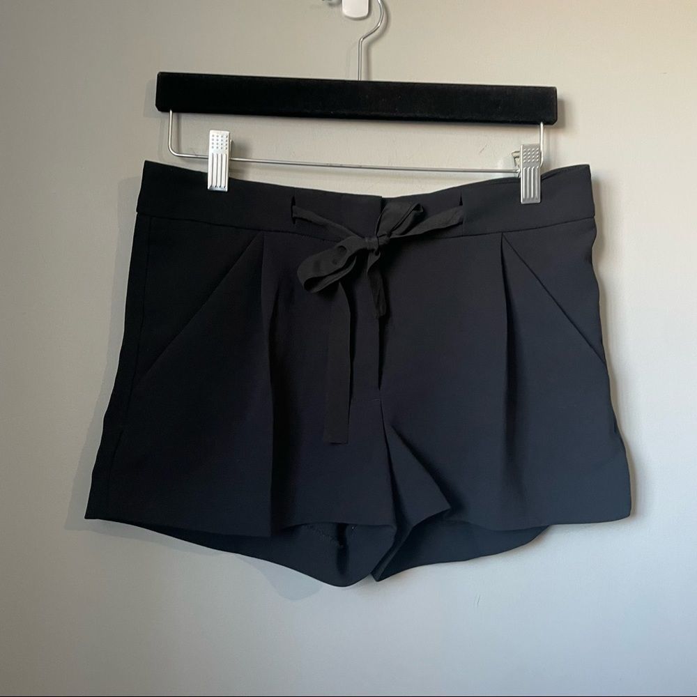 Artizia Wilfred exergue ribbon silk trimmed tie up ribbon shorts size 2 - Picture 5 of 8